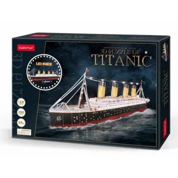 3D-puzzel CubicFun Titanic LED