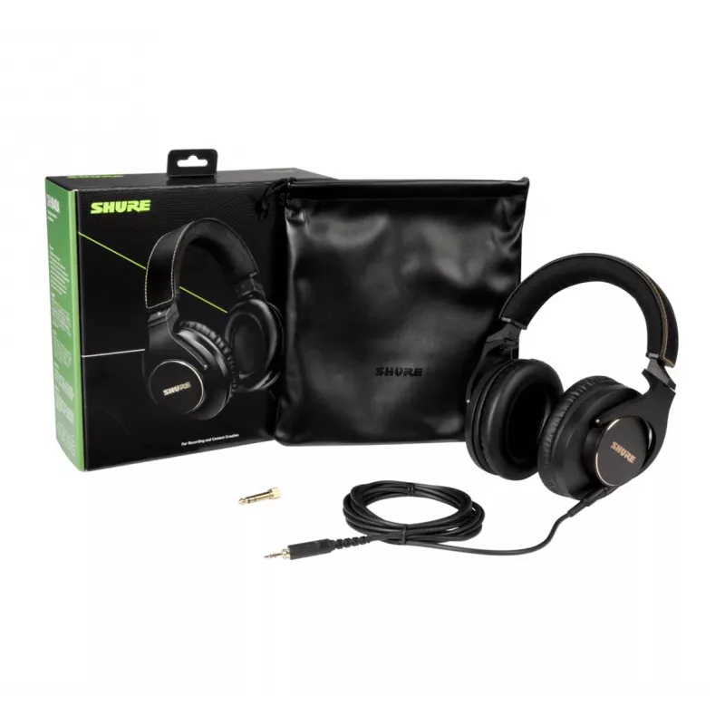 Shure SRH840 hoofdtelefoon met kabel zwart
