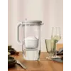 Brita Glass+1 Maxtra Pro Pure Performance glazen filterkan, 2,5 l totaal / 1,5 l gefilterd, vaatwasserbestendig, grijs