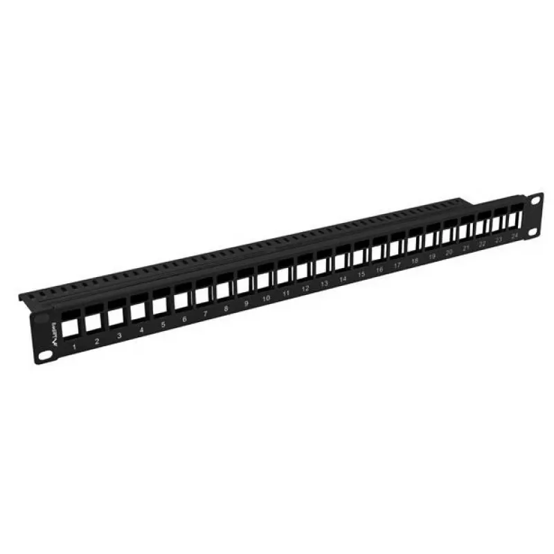 Patchpaneel 1U Lanberg PPKS-1024-B