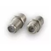 Sbox AD.F-F F-connectoradapter, F-bus naar F-bus, zink, zilver