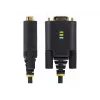 StarTech.com 13ft (4m) 2-poorts USB-naar-serieel adapterkabel, verwisselbare DB9 schroeven/moeren, COM-behoud, USB-A naar DB9 RS232, FTDI, Level-4 ESD-bescherming, Windows/macOS/ChromeOS/Linux – robuuste TPE-constructie