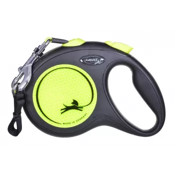FLEXI nieuw Neon L – rolriem – 5 m
