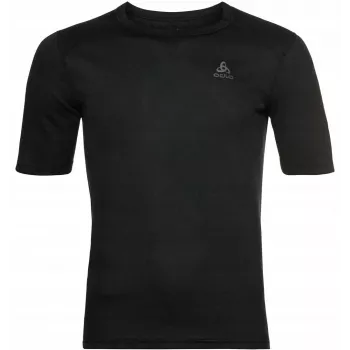 Odlo BL TOP Crew-Neck s/s ACTIVE WARM ECO heren-T-shirt, maat M, zwart