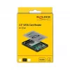 Kaartlezer DeLOCK 91750 SATA intern grijs