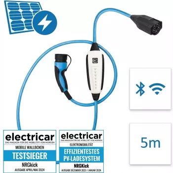 Laadstation NRGkick 32A Pure met GSM, GPS en WLAN, 5 m kabel