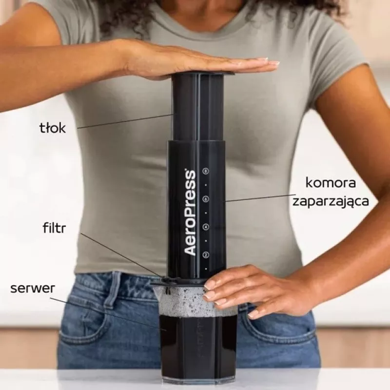 AeroPress XL koffiezetapparaat