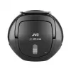 Draagbare CD-speler JVC RD‑E221B — zwart, CD/MP3, cassettedeck, USB-weergave, FM-radio, AUX, batterij-/netvoeding
