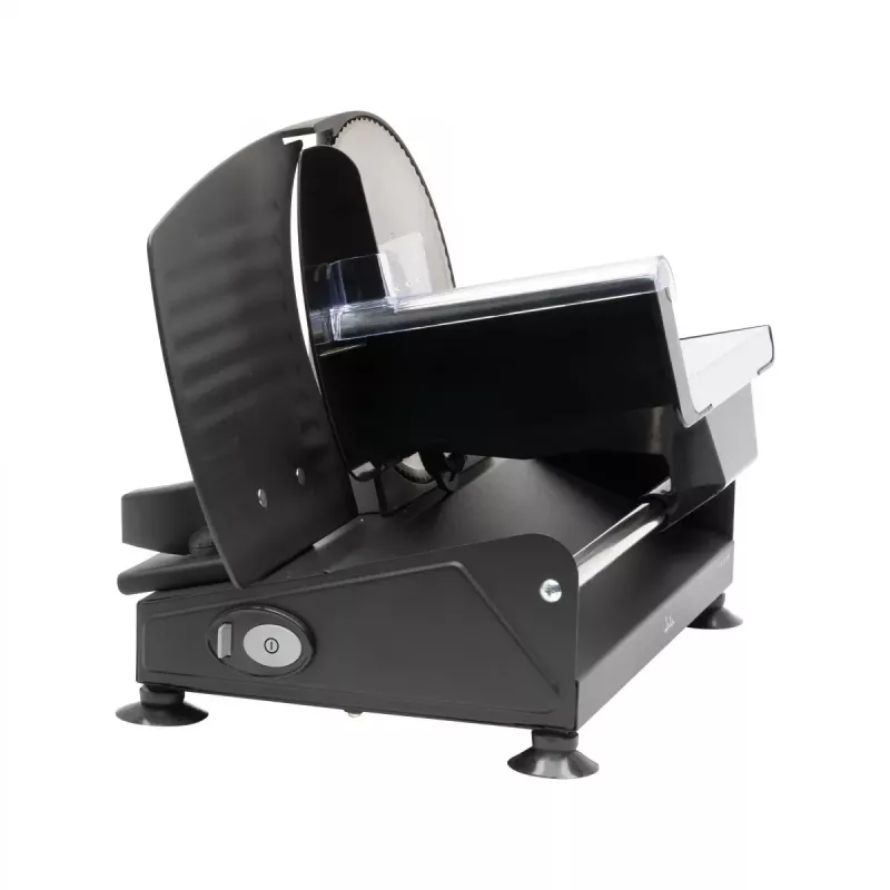 Jata JECF1200 elektrische snijmachine, 200 W, roestvrijstalen mes van 190 mm, snijdikte 0-15 mm