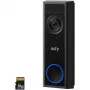 Videodeurbel Eufy C31 2K met microSD-ondersteuning, 2560×1440, 6500 mAh, bedraad & draadloos, zwart