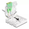 DELOCK optische glasvezel-aansluitdoos 2 x SC/APC Simplex met 30 m G.657.A1 dropkabel-set