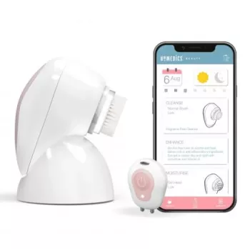 Gezichtsreinigingsborstel HoMedics FAC-700 met analysefunctie, elektrisch, draagbaar