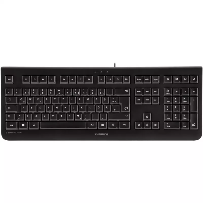 Cherry KC 1000 - toetsenbord - Nordisch - zwart