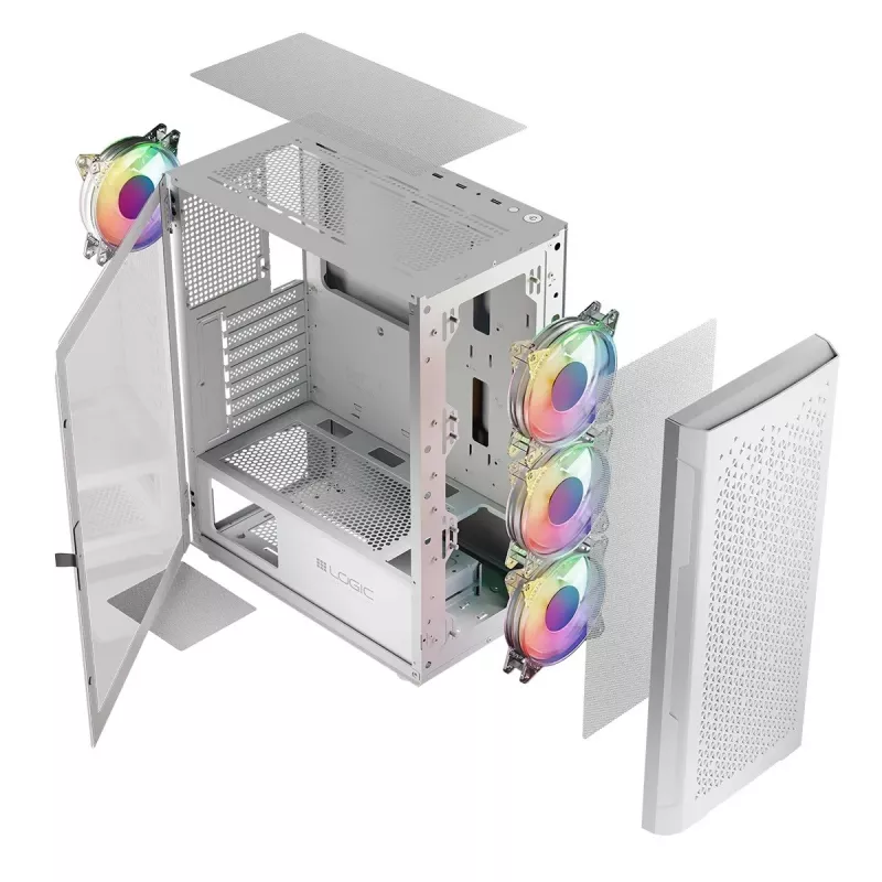 Logic ARAMIS ARGB MINIDI USB 3.0 behuizing wit