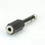 ROLINE audio-adapter - stereo-stekker mannelijk naar stereo mini-jack female