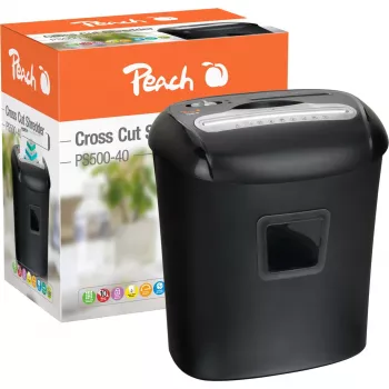 Peach PS500-40 papierversnipperaar kruissnit 68 dB zwart