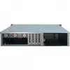 Serverbehuizing Inter-Tech 2U 2404L rack zwart, grijs