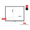 Projectiescherm Maclean MC-594 2,54 m (100 inch) 3:4