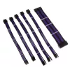 Kolink Core Adept Braided Kabel Extension Kit - Jet zwart/Titan paars