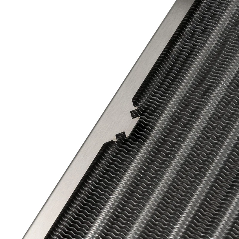 Radiator Aqua-Computer airplex radical 2/480 — aluminium/koper/roestvrij staal, 520×140×40 mm