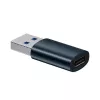 Baseus Ingenuity USB-A naar USB-C adapter OTG (blauw)