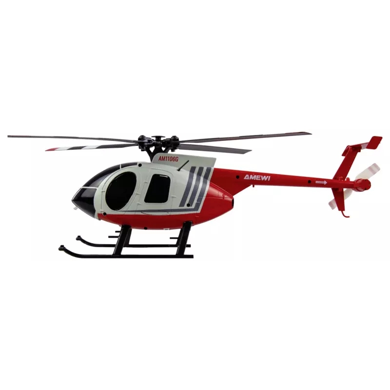 Amewi RC-helikopter MD500 Li-Po-accu 350mAh zilver/rood (25354)