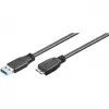 USB-A-naar-micro-USB-B-kabel GOOBAY 95026 — 1,8 m, stekker-naar-stekker, zwart