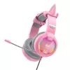 Gaming-headset HAVIT Gamenote H2233D RGB — over-ear, bedraad, roze