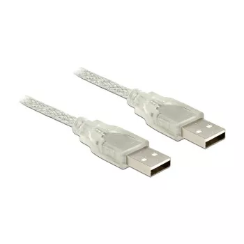 USB-kabel DeLOCK 83888 USB 2.0 1,5 m transparant