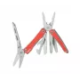Multitool Nextool NE20051 10-in-1 compact, roestvrij staal, rood, 78 g, 6,2 cm ingeklapt