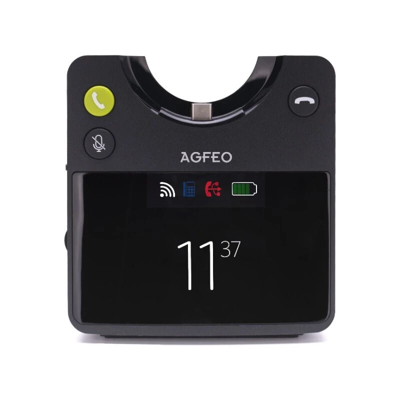 Basisstation AGFEO Infinity basisstation kunststof zwart 276g