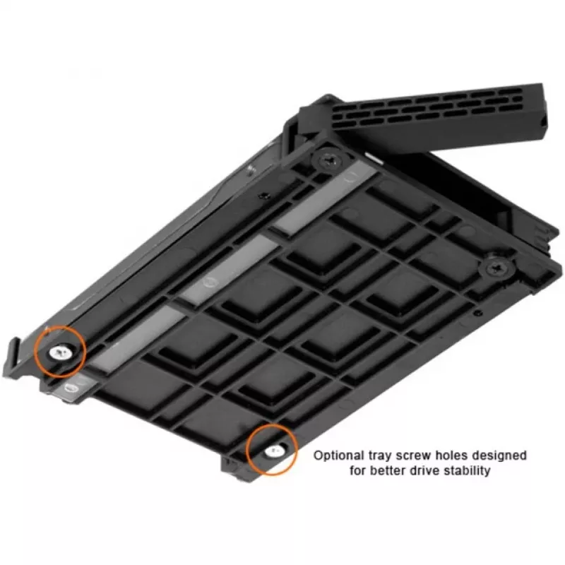 ExpressTray Mini MB322TP-B, drivehouder zwart, voor ICY DOCK ExpressCage MB322SP-B en MB326SP-B