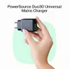Oplader Green Cell PowerSource Duo30 – 1× USB-A, 1× USB-C, 3A