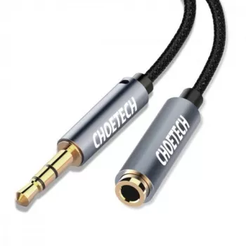 Audio-auxkabel CHOETECH AUX001 3,5 mm stekker naar bus, 2 m lengte