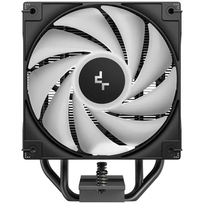 Ventilator DeepCool AG400 BK ARGB V2 120 mm zwart — 120 mm CPU-koelventilator met hydraulisch lager, multi-socket ondersteuning