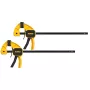 Klem DeWalt DWHT0-83158, 2-pack, metalen werkplaatsklem