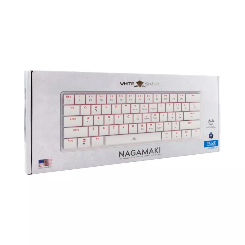 White Shark GK-006221 Nagamaki White-Mechanical-Blue.SW