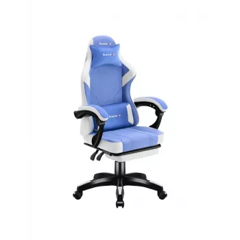 Gamingstoel huzaro Force 3.7 blauw — ergonomisch design, hoogteverstelbaar