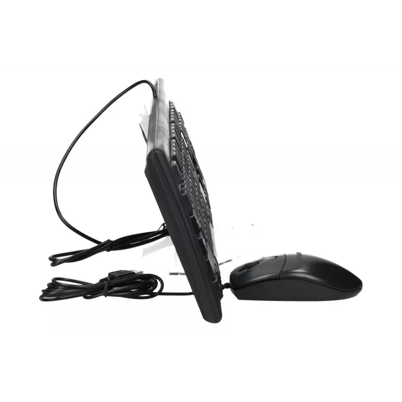 A4Tech KM-72620D - toetsenbord-muisset - USB - US - zwart