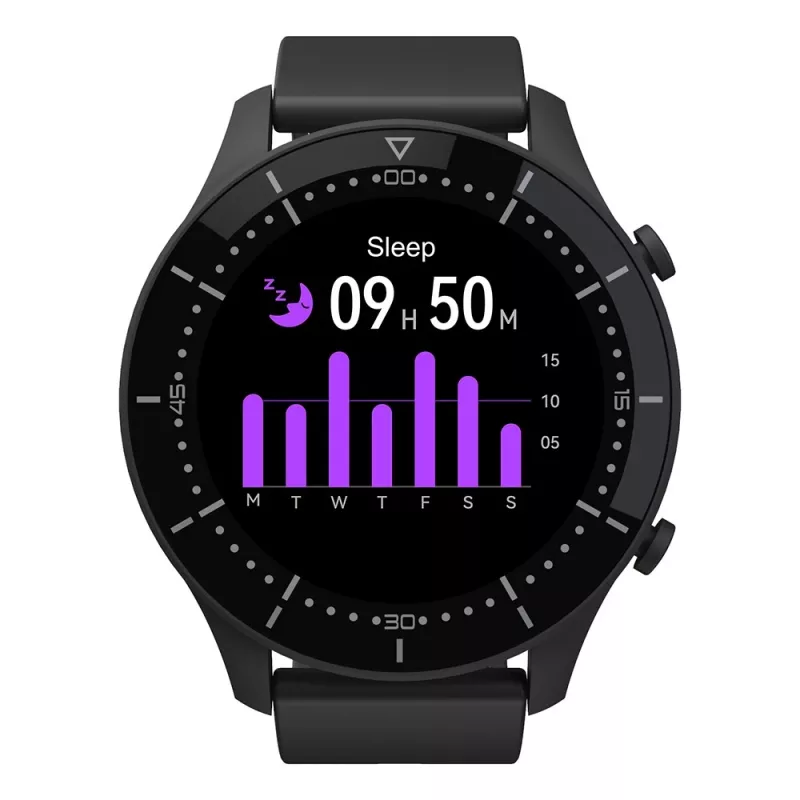 Smartwatch MEDIA-TECH MT870 — 1,3 inch (3,3 cm) IPS-touchscreen, 51 mm behuizing, Bluetooth, zwart