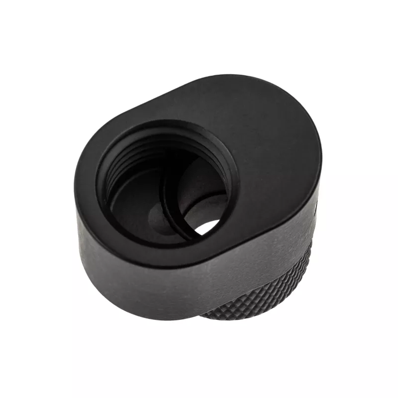 XSPC G1/4 Rotary 7mm offset fitting - mat zwart