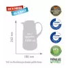 ROTPUNKT thermoskan, 1,0 l, ristretto (zwart)