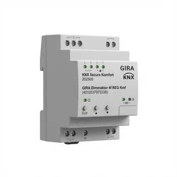 KNX dimactor 4-kanaals Gira dimactor REG KNX Secure 202500, 4 uitgangen