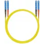 LWL-patchkabel helos E2000 OS2 9/125 µm, singlemode, 3 m, geel