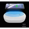 Devia draadloos oplaadstation met desinfectiebox, wit