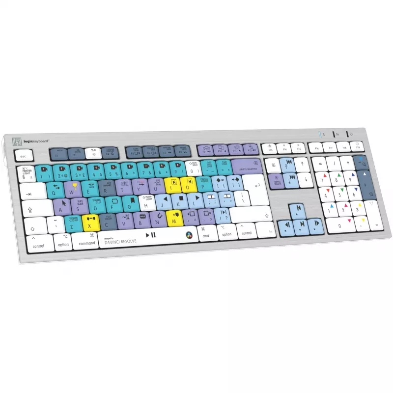 Logickeyboard LKB-RESC-CWMU-UK toetsenbord Office USB QWERTY Engels