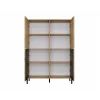 KAMARO 4DK smalle/GŁ eiken ARTISAN DISPLAY CABINET