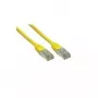 Netwerkkabel Alcasa 1 m Cat6 RJ-45 S/FTP geel