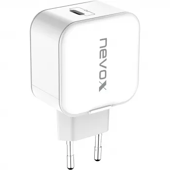 nevox 20W USB-C PD oplader wit voeding