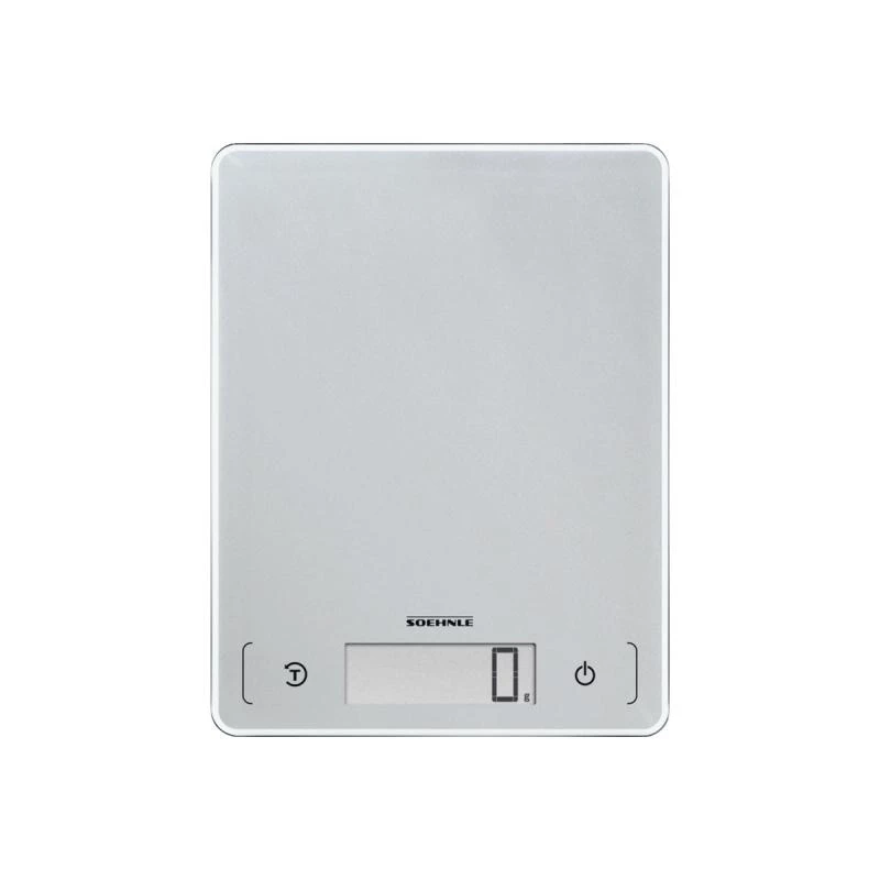 Soehnle Page Comfort 300 Slim Elektronische keukenweegschaal, zilver, 61504